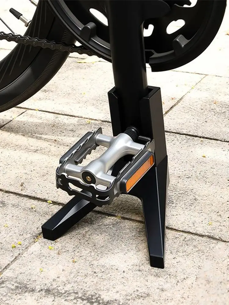 AliExpress Portable Bike Pedal Frame Bike Parking Rack Stand Outdoors Highway Bike Side Stand Convenient Pedal Frame Bike Kickstand Parts