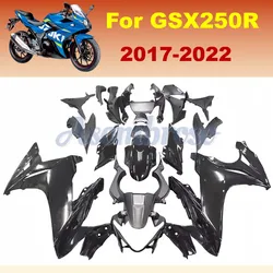 For GSXR 250 GSXR 250 GSX250R 2017 2018 2019 2020 2021 2022 Motorcycle bodywork full Fairings zxmt All black