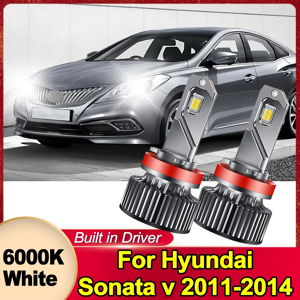 

H8 H9 H11 LED Fog Light Bulbs DRL 360 degree Fog Bulbs 6000K Plug&Play front fog lamp For Hyundai Sonata V 2011-2014