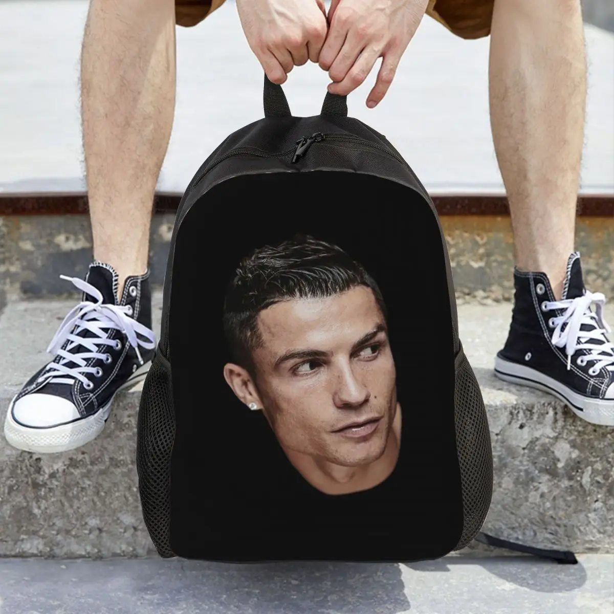 

Рюкзак Christiano Ronaldo, вместительный рюкзак для детей, школьная сумка, сумки на плечо для мужчин и женщин