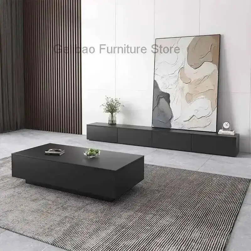 Mueble para TV, Centro de Entretenimiento, Soporte Flotante con Almacenamiento, Muebles Completos para el Hogar, Mueble Móvil para Salón SJH