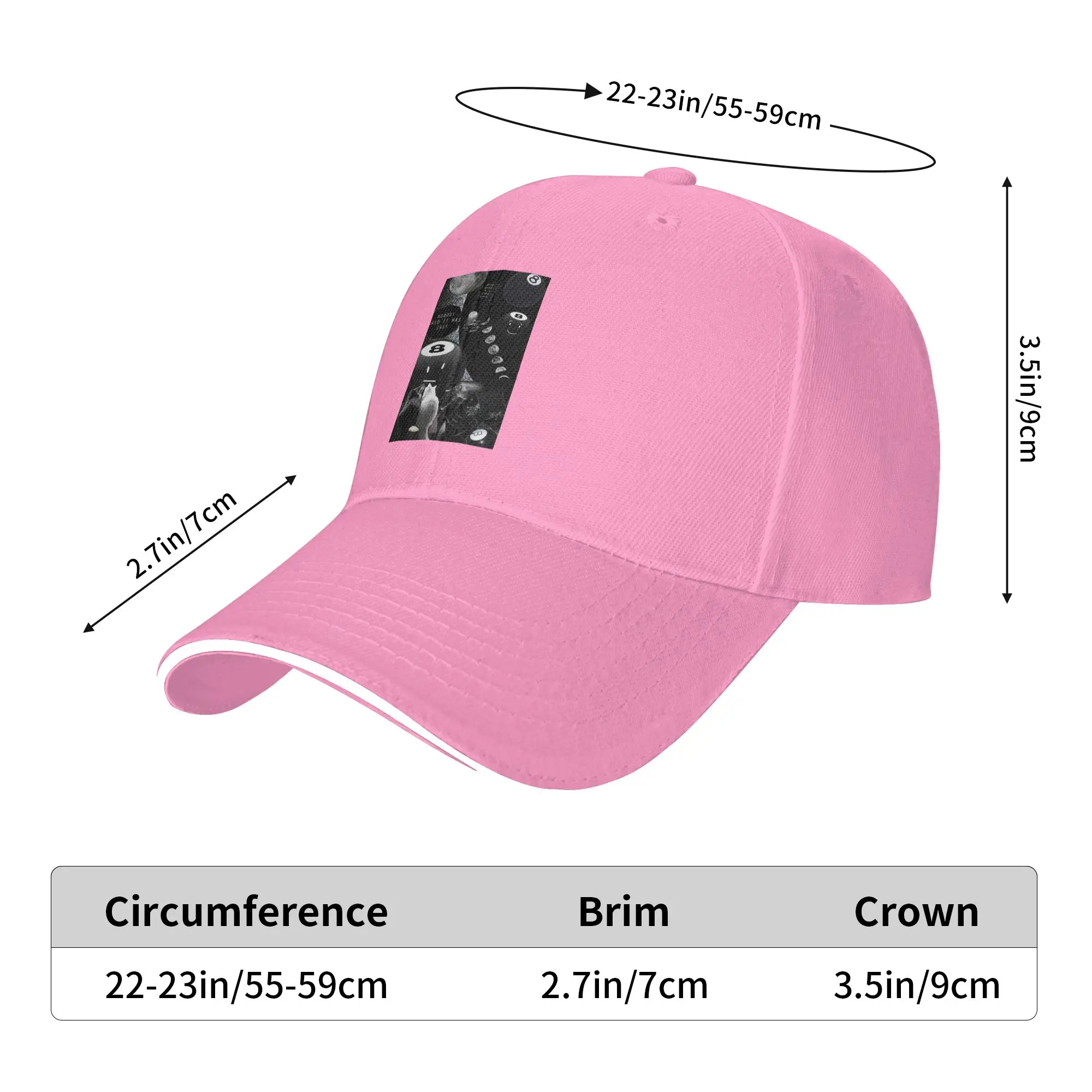 Battle for Dream Island BFDI 8-Ball Cap Casual Baseball Caps Adjustable Hat Hip Hop Summer Unisex Baseball Hats Customizable