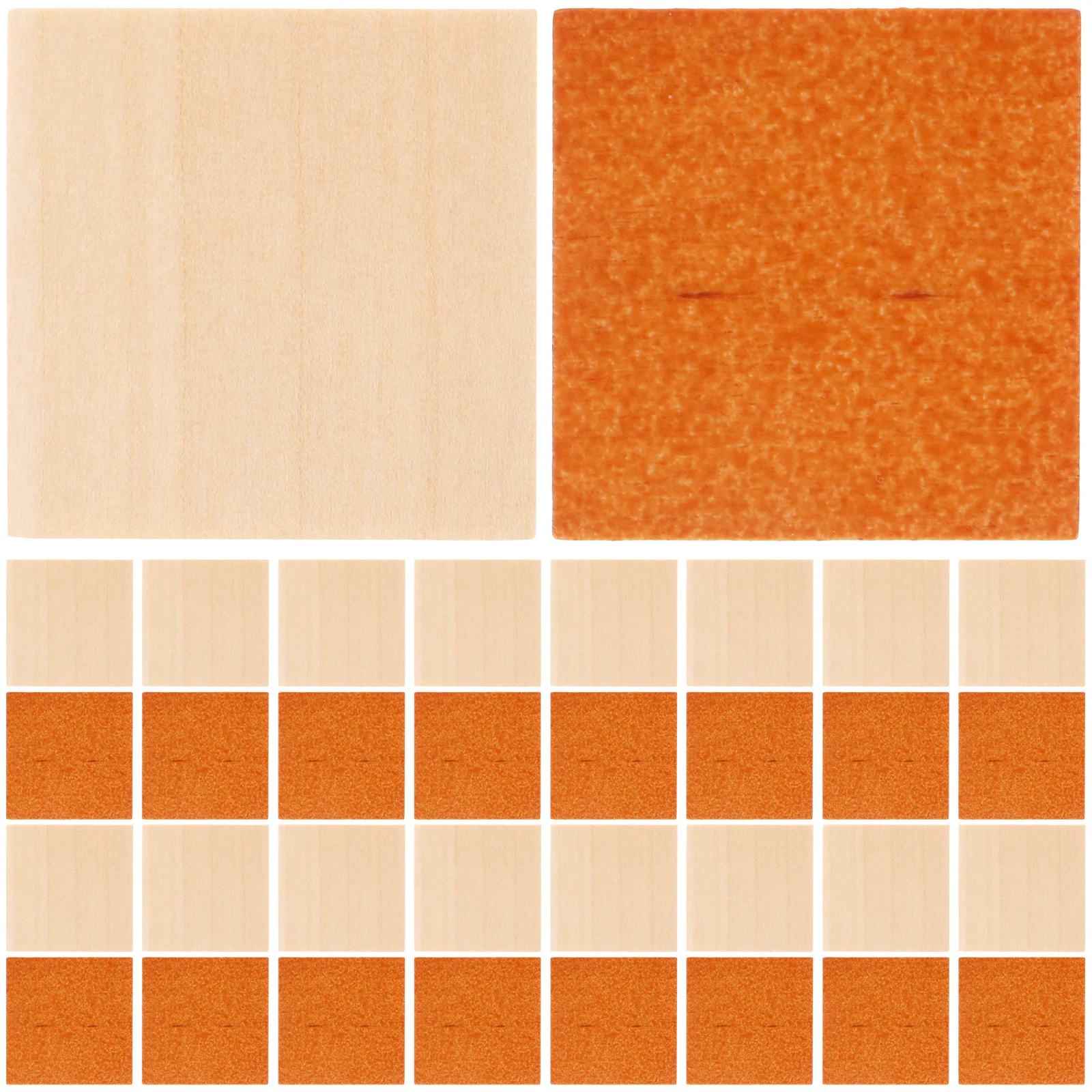 

48pcs Wooden Checkerboard Floor for Dollhouse Miniature Home Decor DIY Creative Flooring Smooth Durability Easy Installation