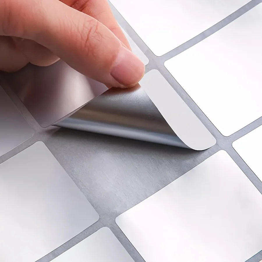 160/320 قطعة من ملصقات PET المقاومة للماء والزيت القابلة لإعادة الاستخدام - ملاحظات لاصقة مؤقتة قابلة للإزالة مع كتابة يدوية سهلة