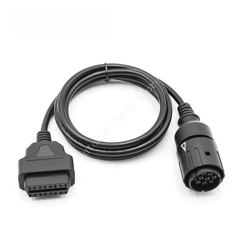 

10 pieces 10-Pin to 16-Pin Motorcycle OBD Diagnostic Adapter Cable – OEM Interface for Scan Tool Connectivity
