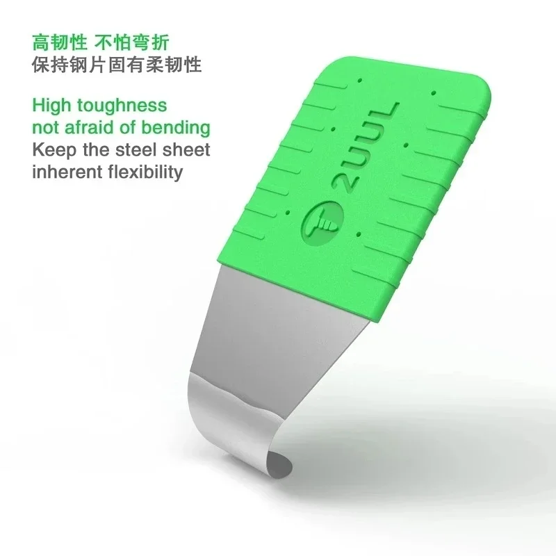 2UUL DA91 Xyz Screen Open Tool Voor Mobiele Telefoon Screen Disassembler 0.1Mm Rvs Card Removal Reparatie Mes Pry stuk