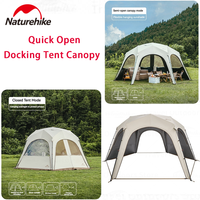 Naturehike Hexagon Tent Canopy Waterproof PU5000+ UPF12500+ Quick Open Docking Tent Outdoor Camping Large Sunshade Tarp Family