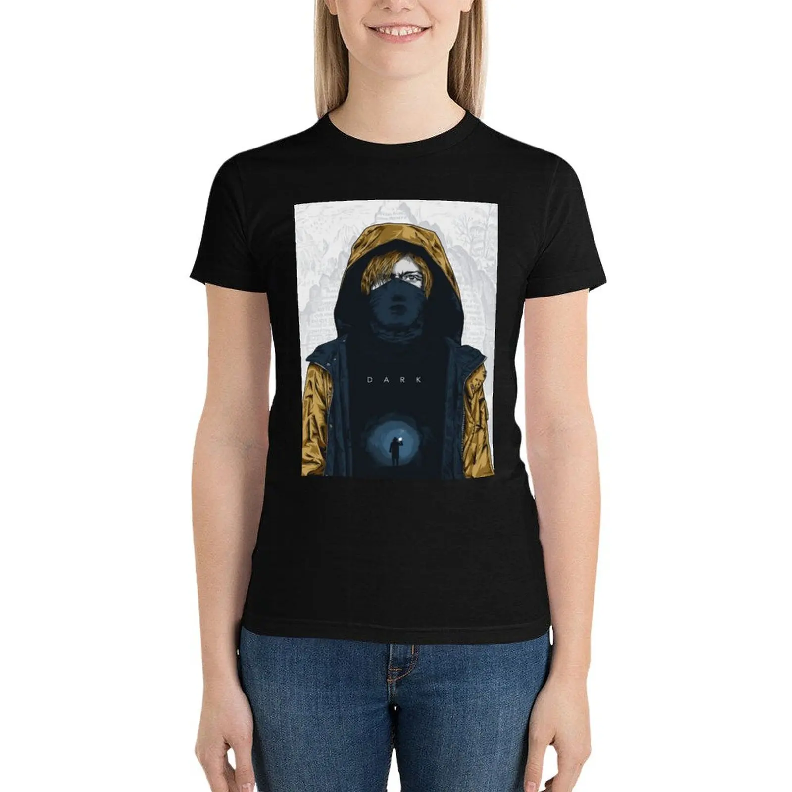 Dark Netflix T-Shirt aesthetic clothes vintage clothes Short sleeve tee clothes for woman