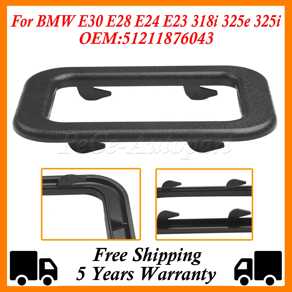 Car Interior Door Handle Cover Trim Bezel For BMW E30 E28 E24 E23 318i 325e 325i 325is 524TD 528E 533i 633csi Access 51211876043