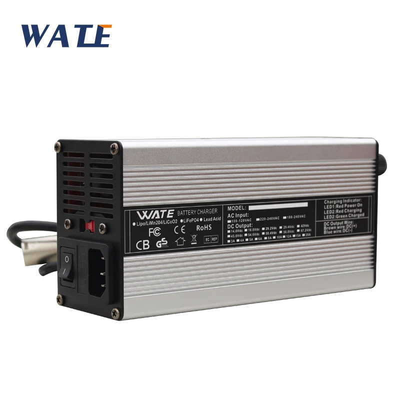 

36V 6A Lead Acid Battery Charger for 36V With Fan Aluminum Case