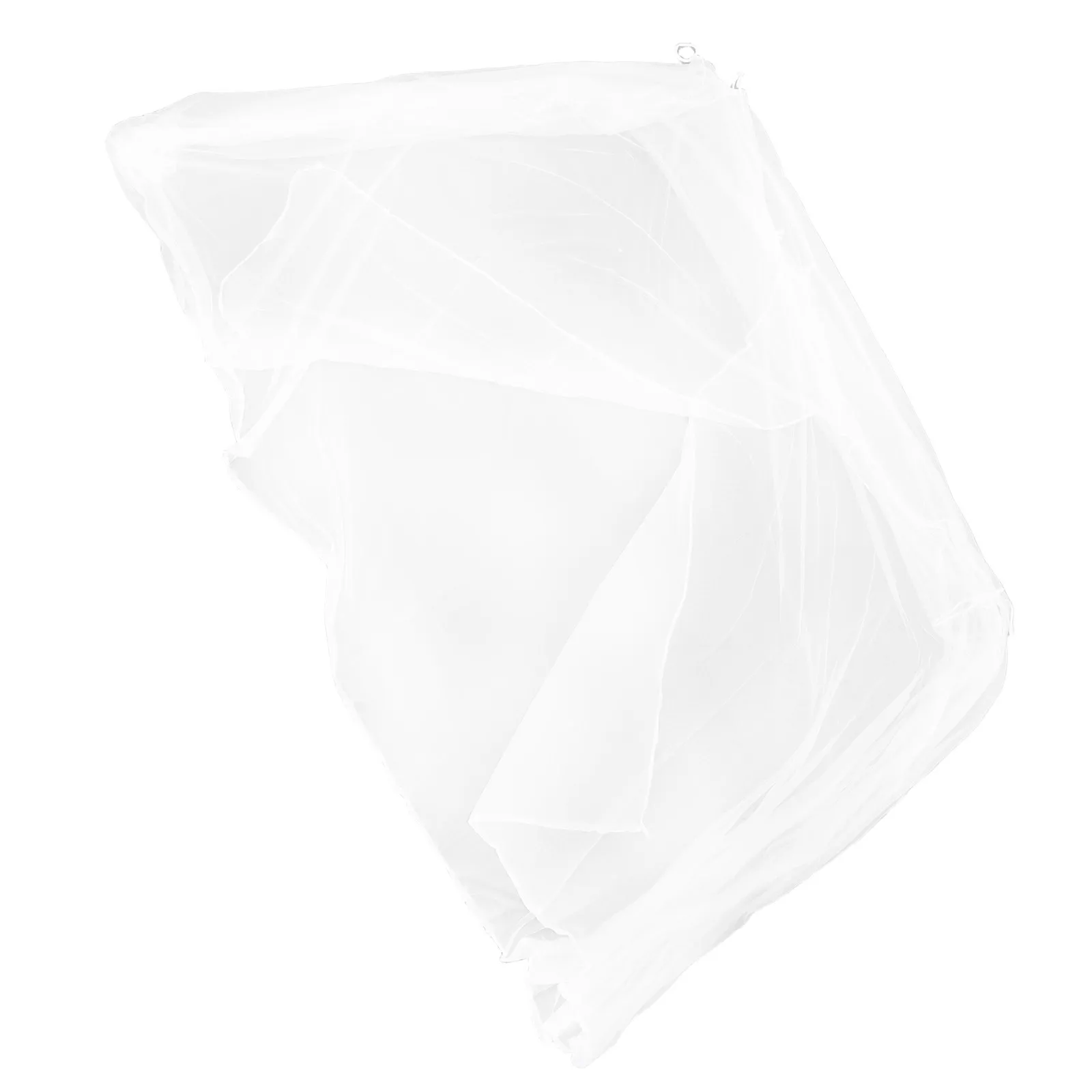 Outdoor Foldable Mosquito Net Camping Rectangular Breathable Mesh Patio Bed Canopy Four Corner 78.6x47.2x78.6 Inch