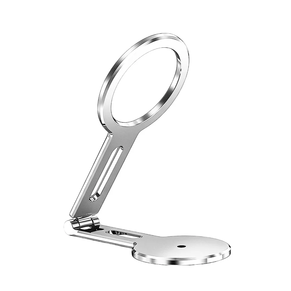 

Magnetic Phone Stand 360 Degree Adjustable Aluminum Alloy Car Mount Holder For IPhone Smartphones Desktop