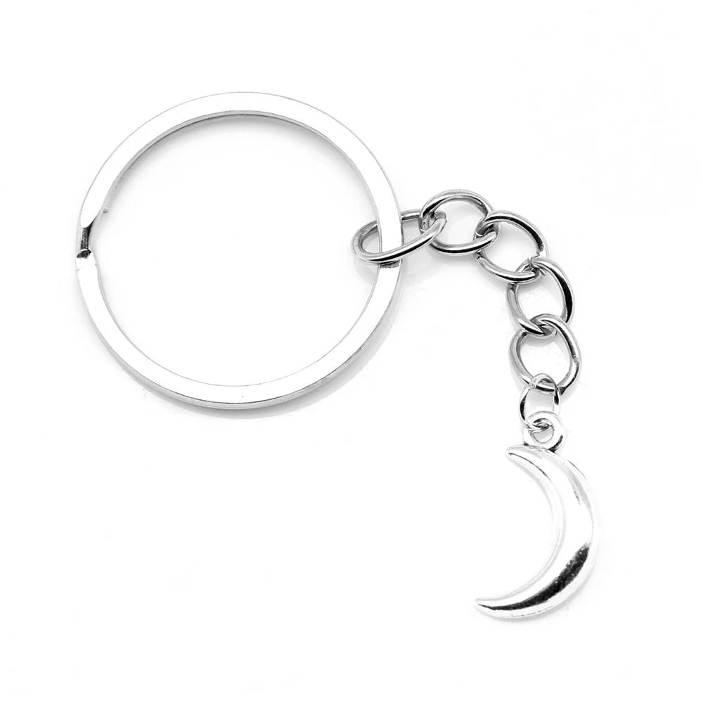 1 Piece Moon Friends Keyring Fashion Jewellery 10x19mm