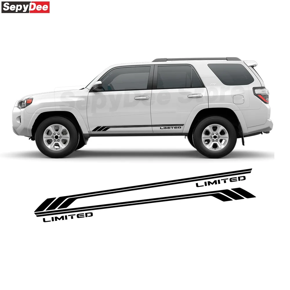 

2 шт., наклейка на боковую полоску на дверь автомобиля для Toyota 4Runner, ограниченная серия, виниловая наклейка, автомобильные аксессуары