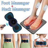 Electric EMS Foot Massager Pad Portable Foldable Massage Mat Muscle Stimulation Improve Blood Circulation Relief Pain Relax Feet