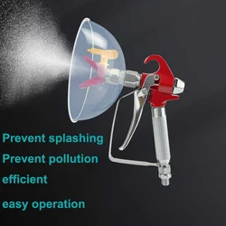 Airless spray gun connector windproof and splash proof circular shield 10 inch extension rod Airless spray nozzle shield 517 tip