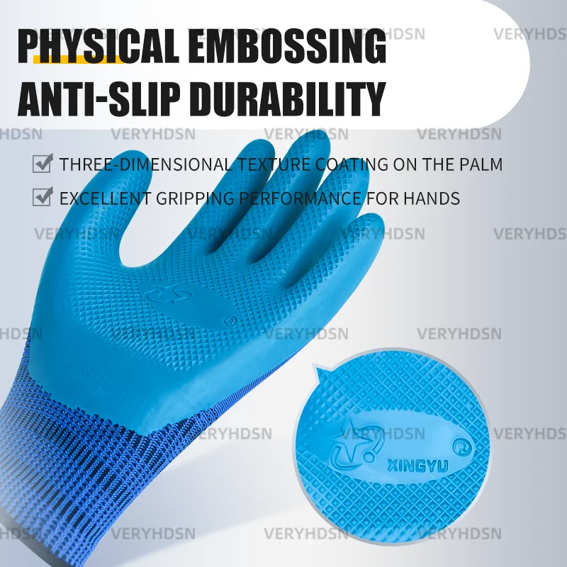 3Pairs Safety Gloves For Men&Women High Dexterity Knit Wrist Cuff Multi-Purpose Touchscreen  Firm Non-Slip Grip Cut-Resistant