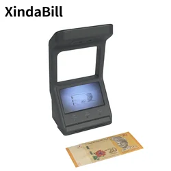 RUB USD EUR Money Cash Currency Detector Mini Portable Discriminator IR UV 3D HL-V80 Banknote Passport Cheque Detecting