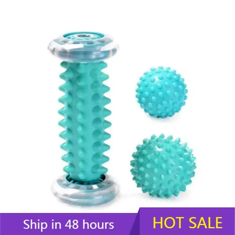 

YTYIN многоцветный TPR ПВХ спортивный стиль массажер ролик для массажа ног для рук, тела, ног, рук, талии