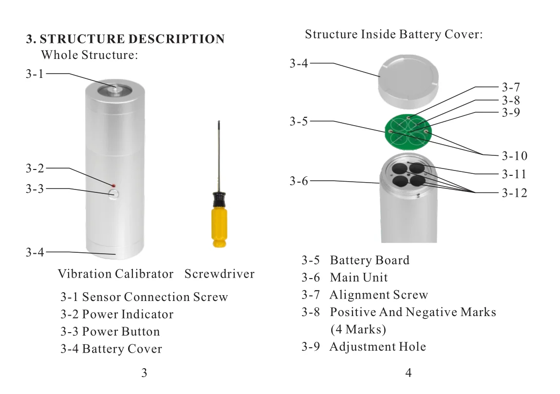 LANDTEK Portable Vibration Shaker Calibration Vibration Acceleration Calibrator VMC-606