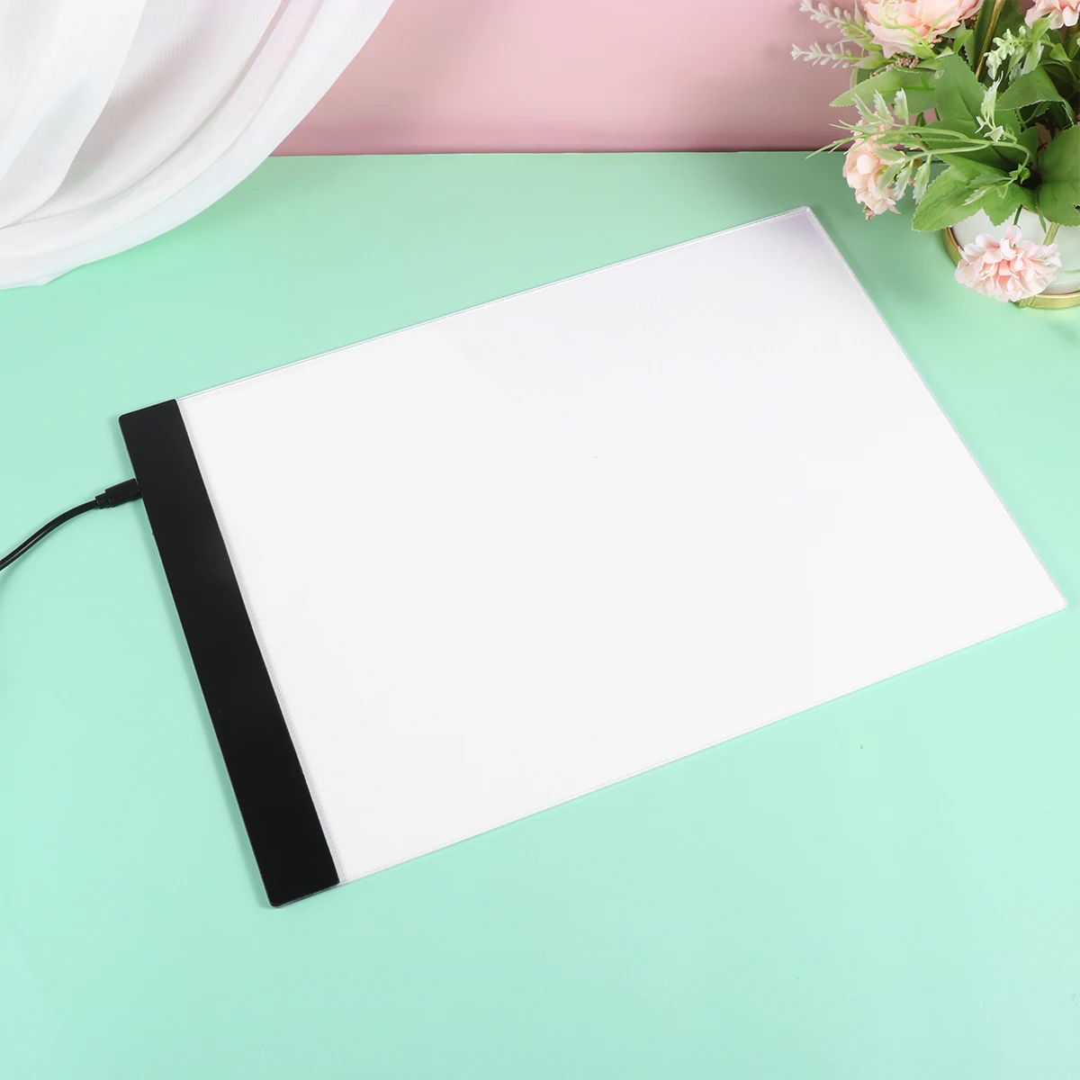 

Backlit Copy Board Drawing Thin Pad A4 Light Table Bright Lightbox Tracing White LED