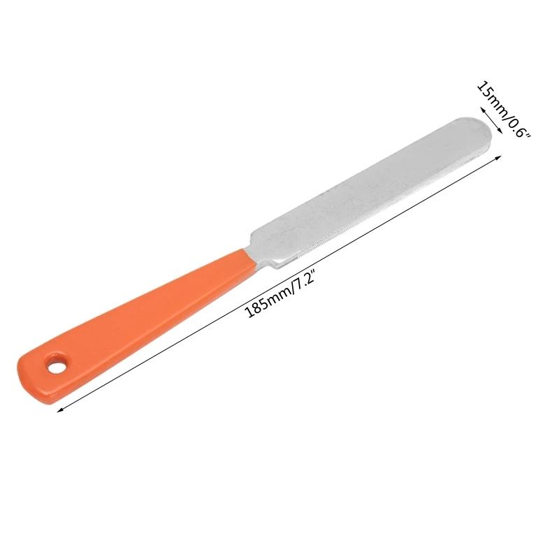 Fret Leveling File Fingerboard Ruler Guard Guitar Luthiers Tool Repair Fret Crowning File Grinding