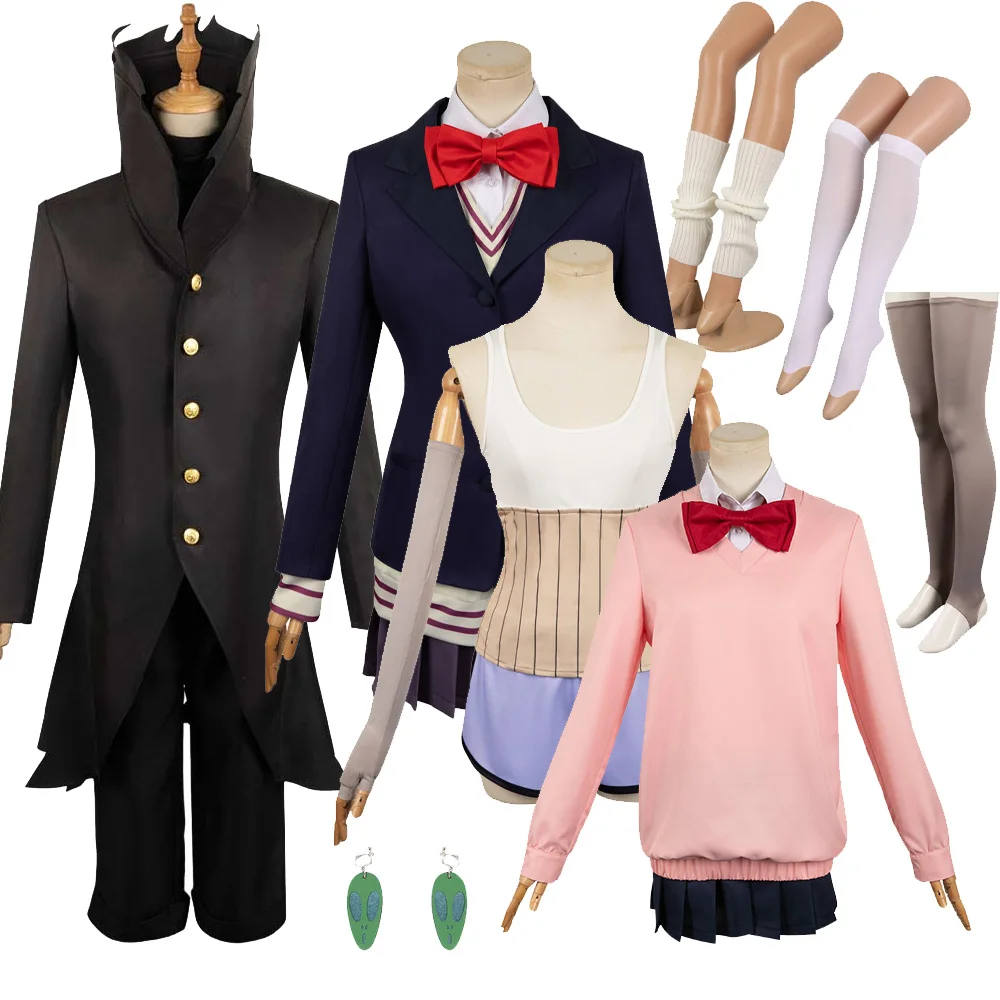 Momo Ayase Ken Takakura Aira Shiratori Seiko Ayase Cosplay Anime Dandadan Gioco di ruolo Costume Maschera Uomo Donna Vestito da festa di Halloween