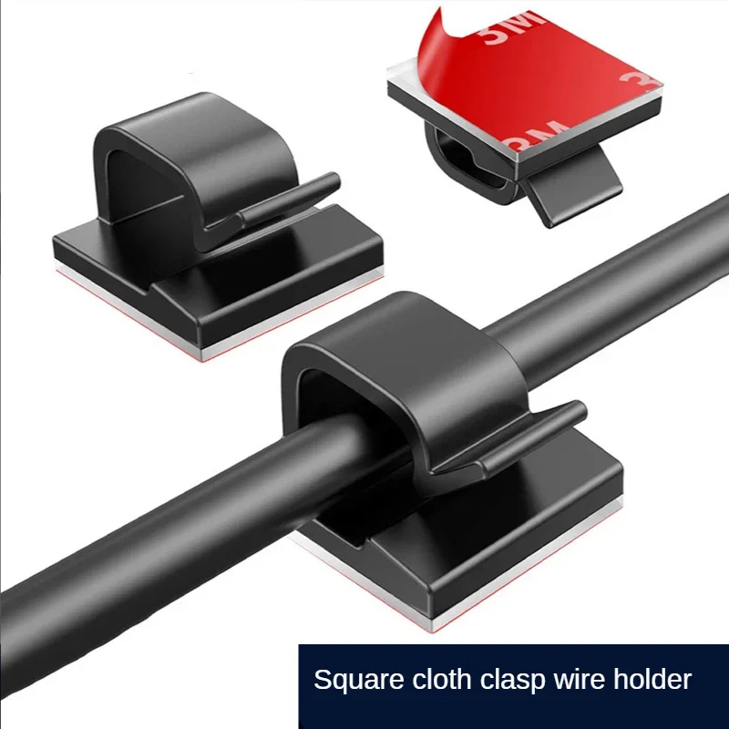 

20 Pieces Self-Adhesive Cable Clips Power Cord Organizer Accessories Charging Cord Storage Retainer