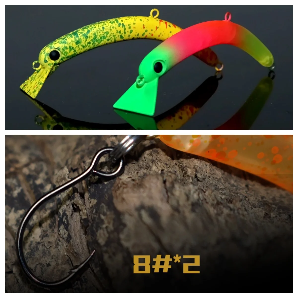 Crankbait hundimiento rápido Swolfy – Señuelo artificial para trucha - imagen 5