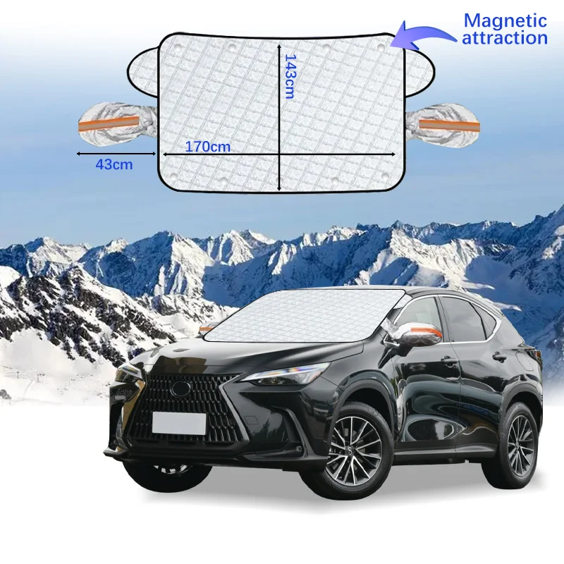 

Car Windshield Cover Magnet Winter Window Snow Shield Anti Frost Auto Front Window Snow Cover For LEXUS NX