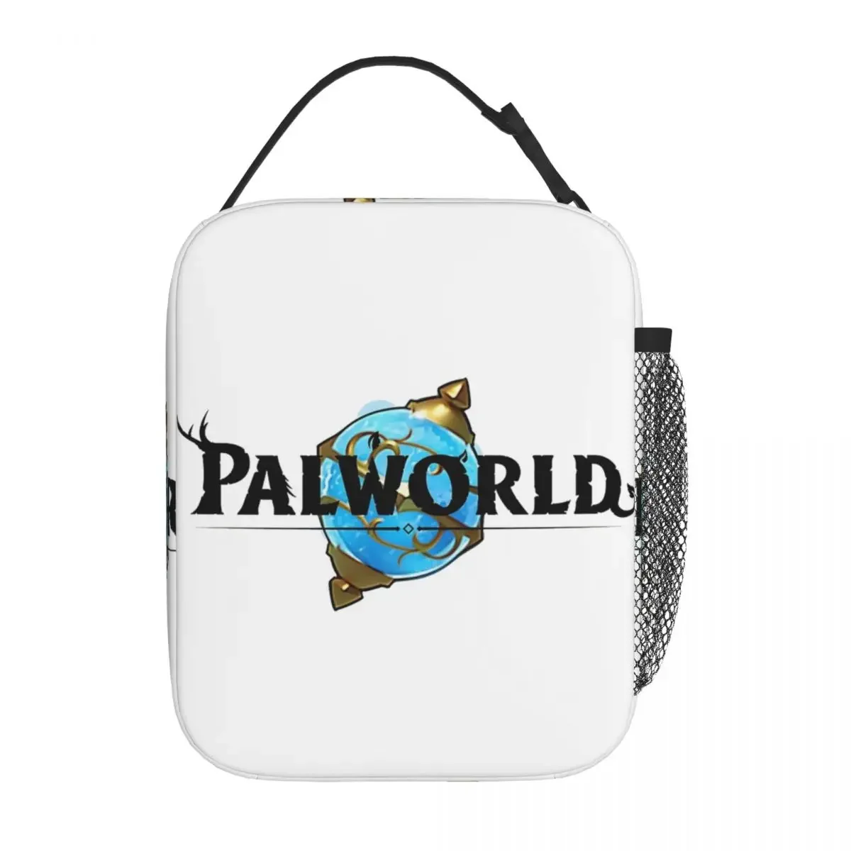 Funny Palworld Games Insulated Lunch Bags for Men Women Black Logo Food Container Portable Cooler Thermal Lunch Boxes For Picnic