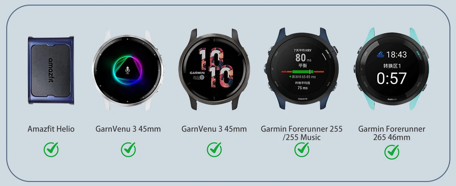 22 mm Nylon-Sport-Knöchel-/Armband, kompatibel mit Amazfit Helio Strap, elastisches geflochtenes Bizepsband als Ersatz für Garmin Venu 3/Ve – Detail 5