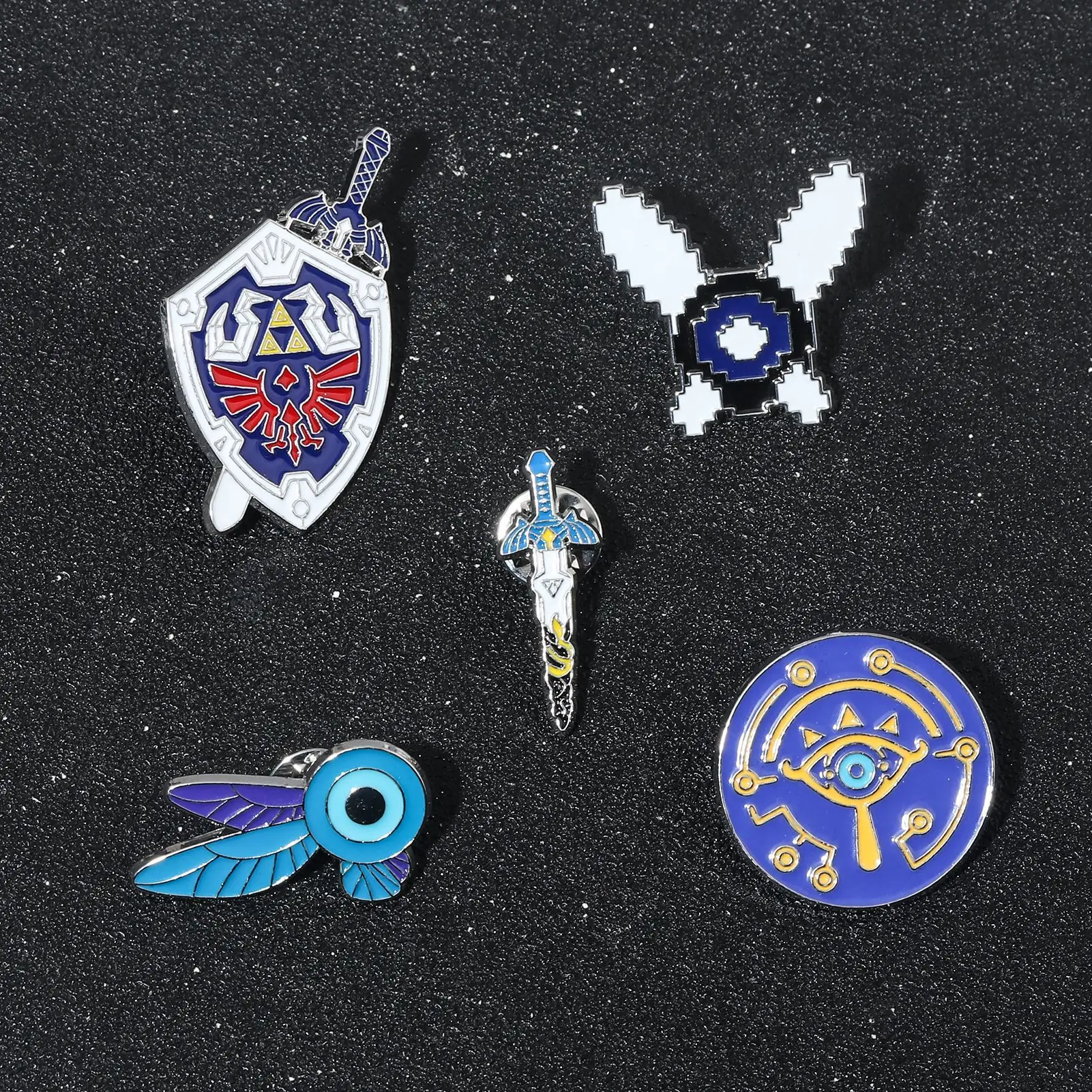 The Legend Of Link Spiritual Stones Metal Pin Badge Chespin Brooch Costume Accessories Ornament Kids Gift