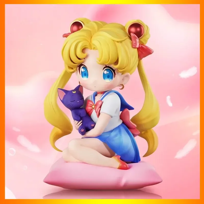 

Sailor Moon Anime Figure Q Version Tsukino Usagi Desktop Decoration Model Statue Collectible Doll for Kids Toy Birthday Gifts