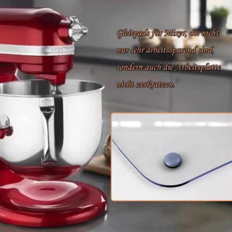 M6CB Slider Slider Mat для 4,5-5QT 5K45SS 5KSM175PS 5KSM125 Акриловая скользящая доска