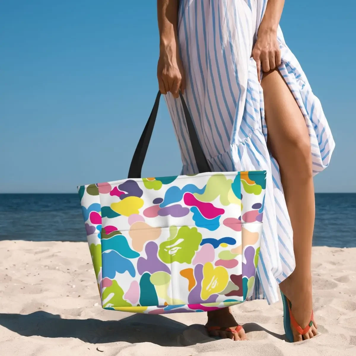 APE-Bape Large travel bag, waterproof beach Pool, gym tote or camping bag