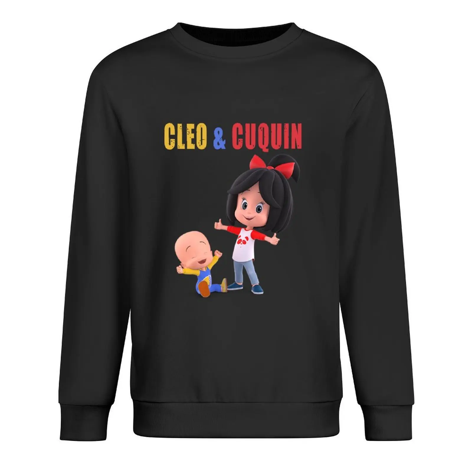 

Cleo & Cuquin Gift For Fans cleo and cuquin birthday Pullover anime clothes autumn autumn clothes men sweatshirt