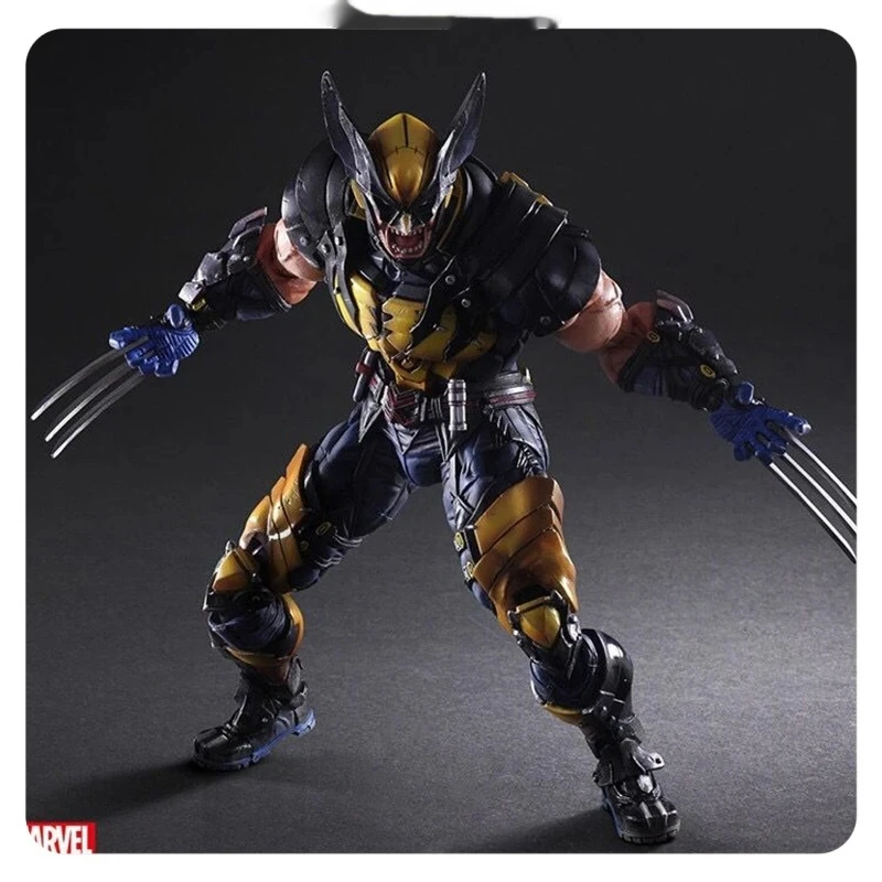 

26cm X-MEN Wolverine Logan Muscle Action Figure PVC Articulated Joint Statue for Desktop Decoration Hero Collectible Gift