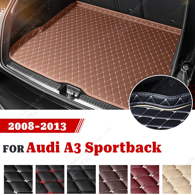

Коврик в багажник автомобиля для Audi A3 Sportback 2008 2009 2010 2011 2012 2013, коврик для багажника, аксессуары для интерьера, чехол