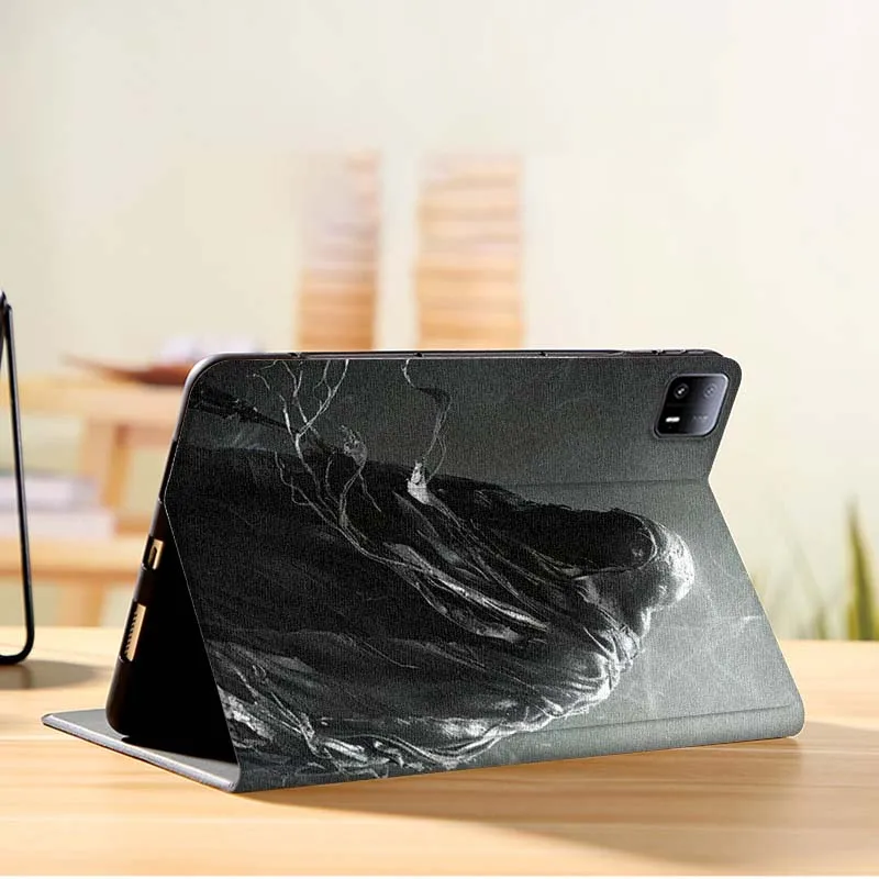 الملائكة والشيطان كول دارك لشاومي ريدمي باد 2 7 8 6 6S 5 4 SE Pro 8.8 11 8.7 11.2 12.4 Ultra Plus Max حافظة تابلت