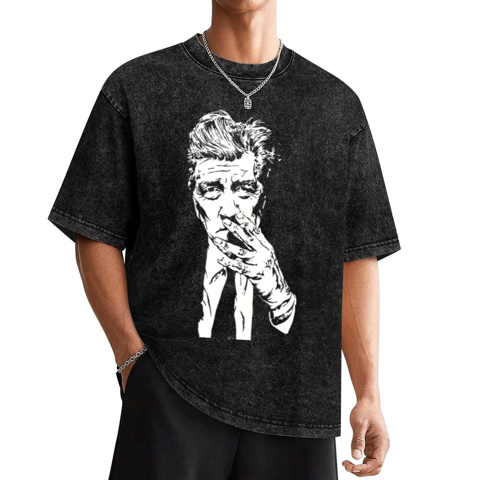 

David Lynch T-Shirt summer tops for a boy vintage clothes baggy shirts mens t shirts top quality