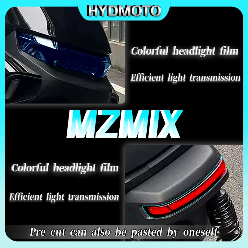

Для Ninebot MZMIX 2024 передние фары задние фонари инструмент пленка для зеркала заднего вида прозрачные защитные наклейки автомобильные аксессуары