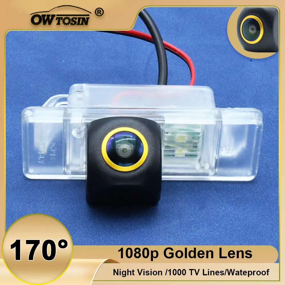 

HD Golden Lens Vehicle 170° AHD 1080P Rear View Camera For Citroen C4 2004-2018 C5 MK2 2007-2017 C5 4D Reversing Car Camera