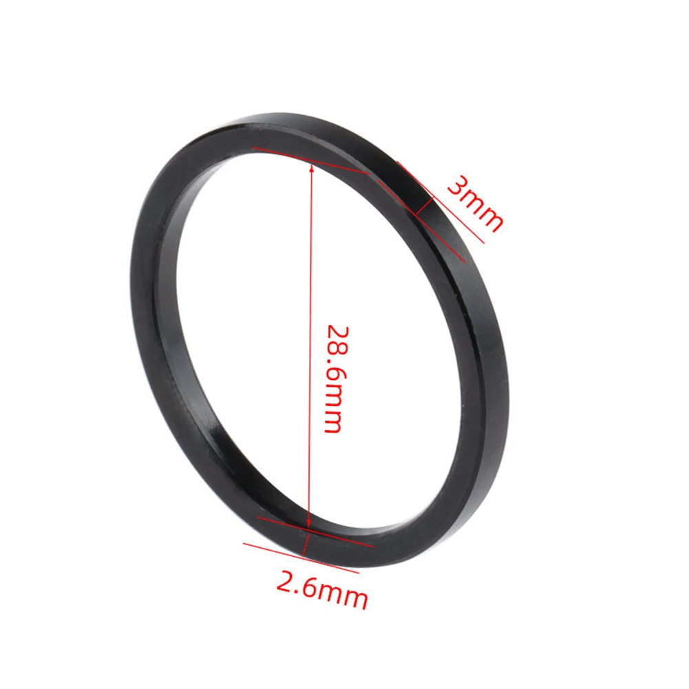 Bike Fork Spacer 28.6mm Stem Fork Washer Colorful Spacers Enhanced Performance For Bike Performance Improved Stability