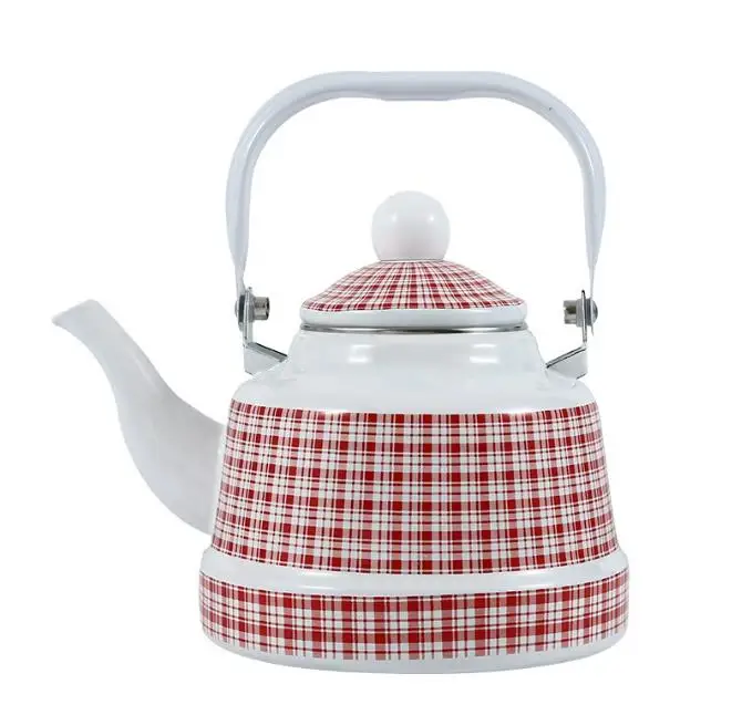

Coffee Kettle ENAMEL KETTLE Coffee Decor Chinese Teapot Enamel Tea Kettles Portable Espresso Maker Boiler Vintage Teakettle