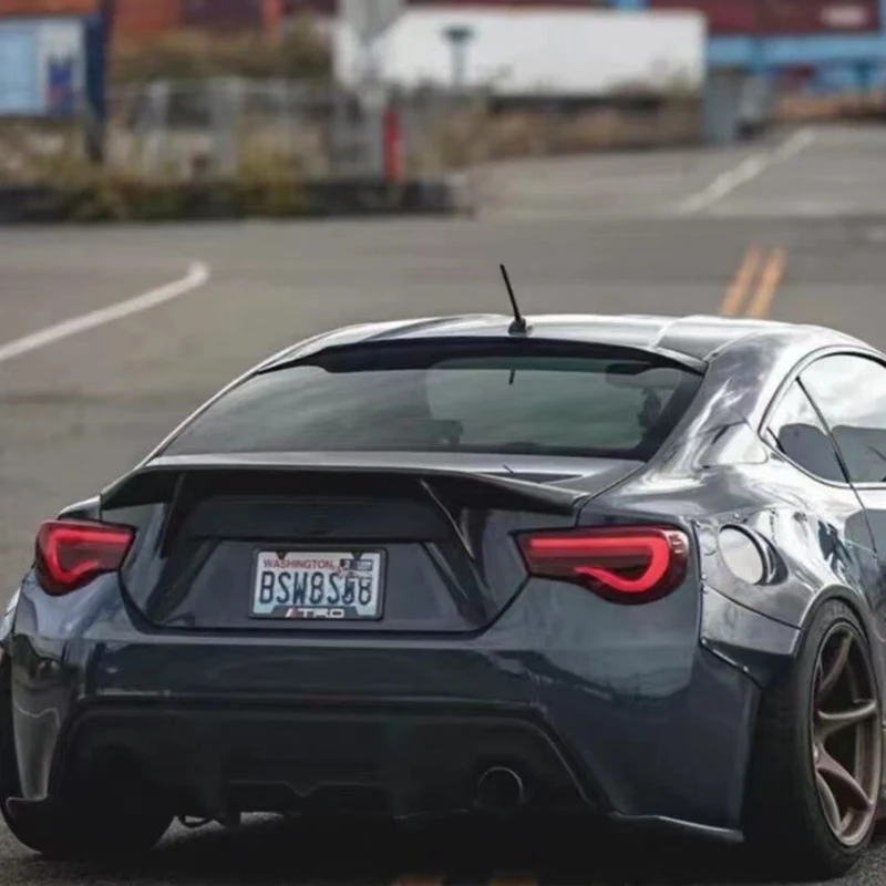 

Suitable for Toyota GT86 Subaru BRZ FRP carbon fiber rear trunk lid spoiler body modification kit