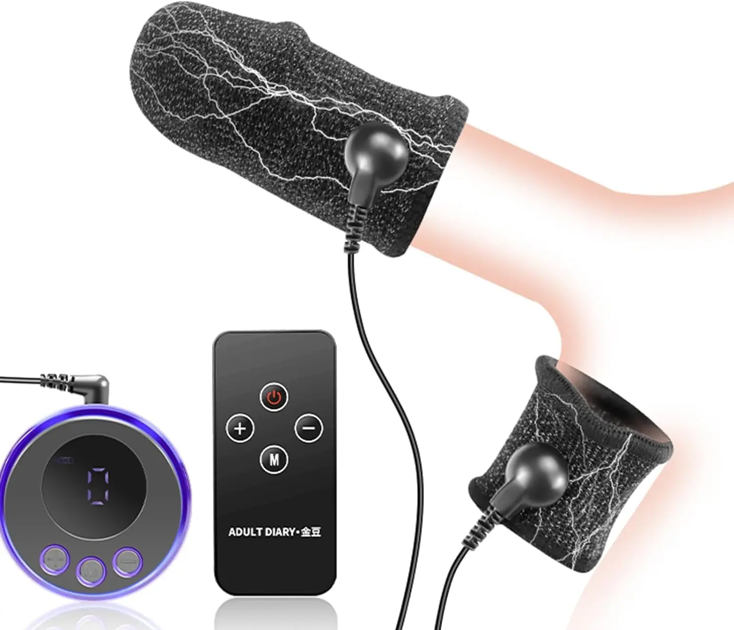 صدمة كهربائية حشفة الذكور الخصيتين النسيج حلقات E-stim ، أجهزة التحفيز الكهربائية حلقة الديك ، مجموعة عبودية شريط القضيب ، 8 تعديل #1