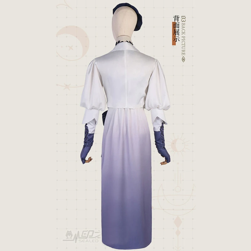 The Game Reverse:1999 cos Druvis Ⅲ Cosplay Elegant pretty Women Costume Daily British Party dress B