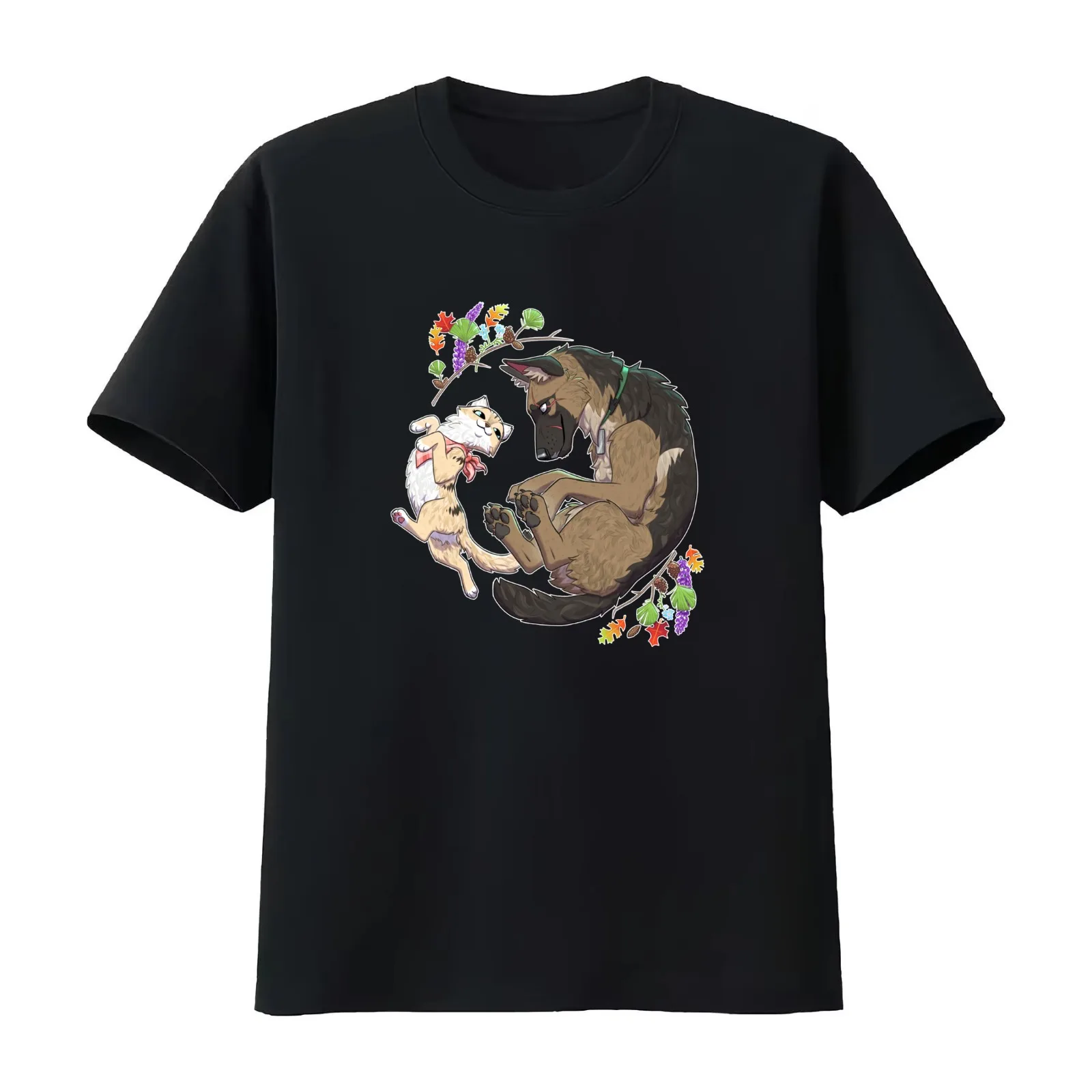 Pixie and Brutus Natural Flow T-Shirt Summer Casual Cotton Tee Oversized Streetwear Tops Vintage Graphic Print 100% Cotton