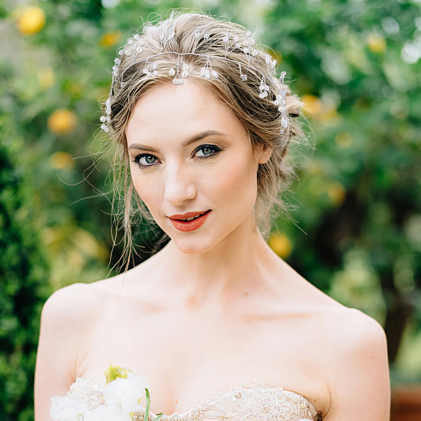 

Pearl Hair Vine Wedding Hair Accessories Lightweight Bridal Head Jewelry Elegant Headpiece for Brides Bridal Headpiece